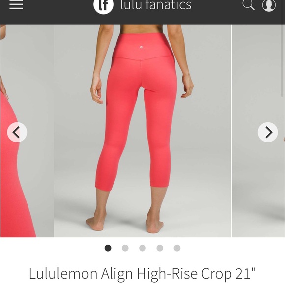 lululemon athletica Pants - Lululemon align leggings size 8 double lined cropped